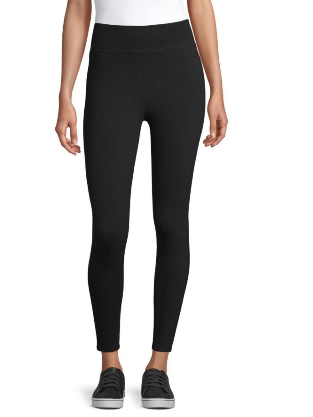 New City Lights Full Length Leggings Black XL, Gray XXL